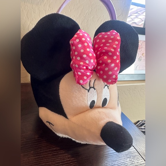 Minnie Mouse Disney Plush Trick or Treat Bucket - Picture 2 of 5